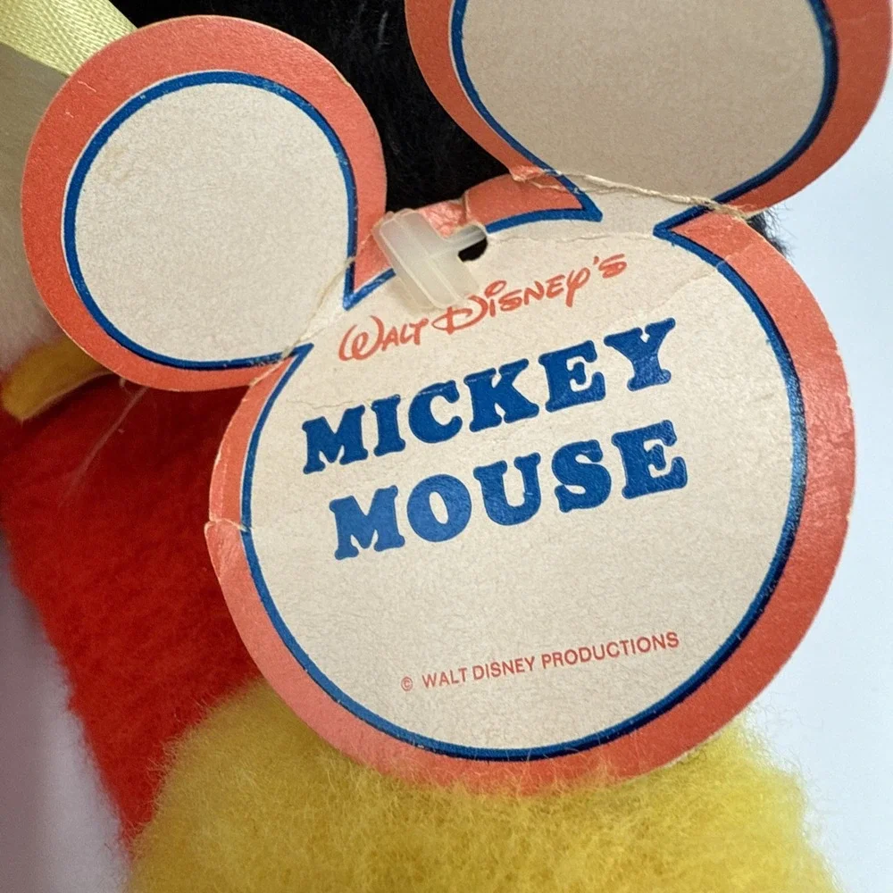 Circa 1950s Plush Mickey Mouse Walt‎ Disney Characters California Stuffed Toy
